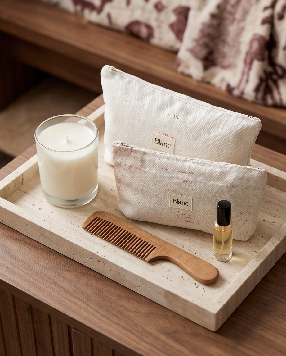 Pouch Quiet Weave by BLANC Ibiza, product photograph