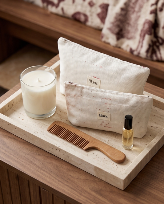 Pouch Quiet Weave by BLANC Ibiza, product photograph